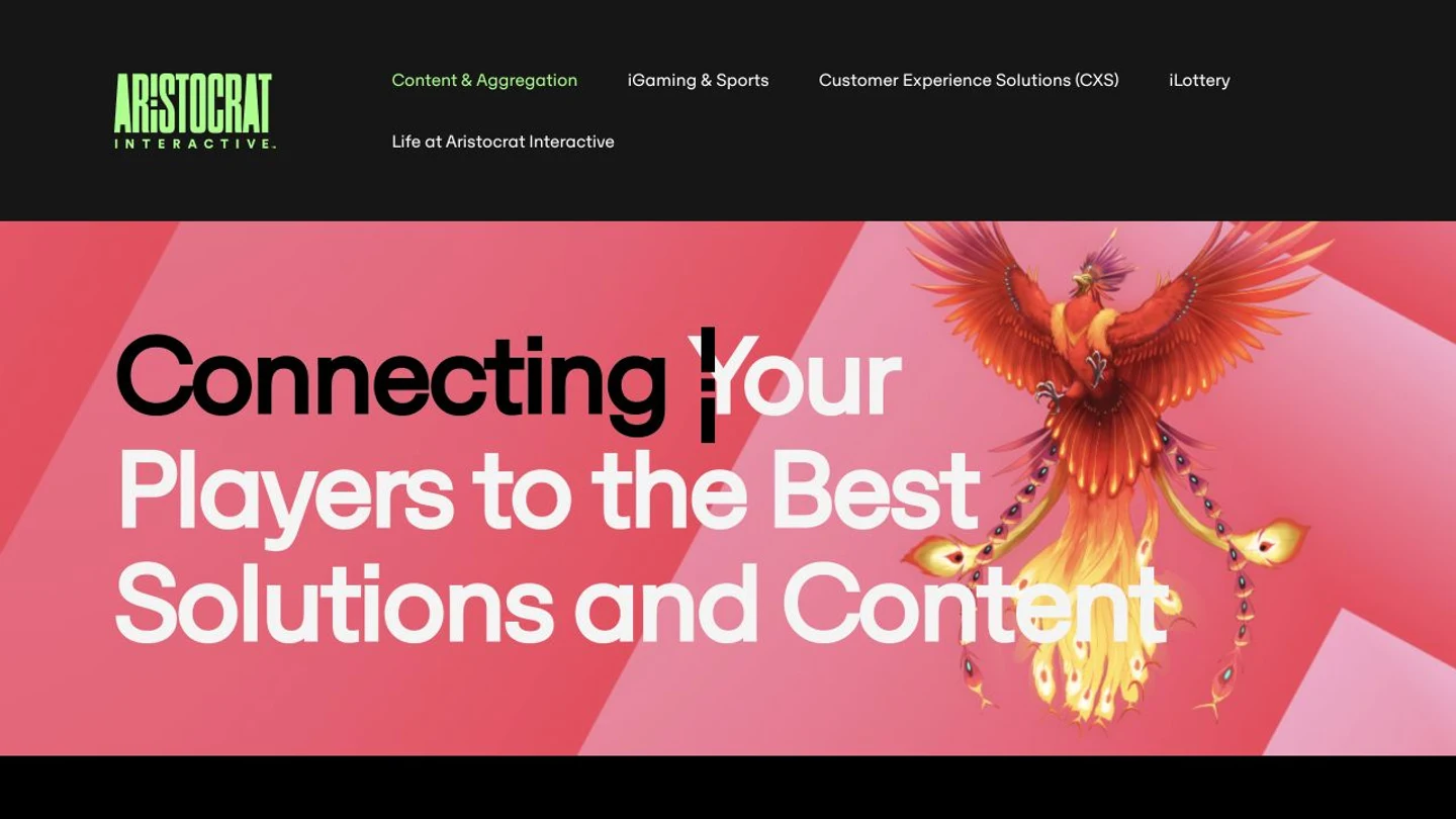 Content & Aggregation vendor screenshot