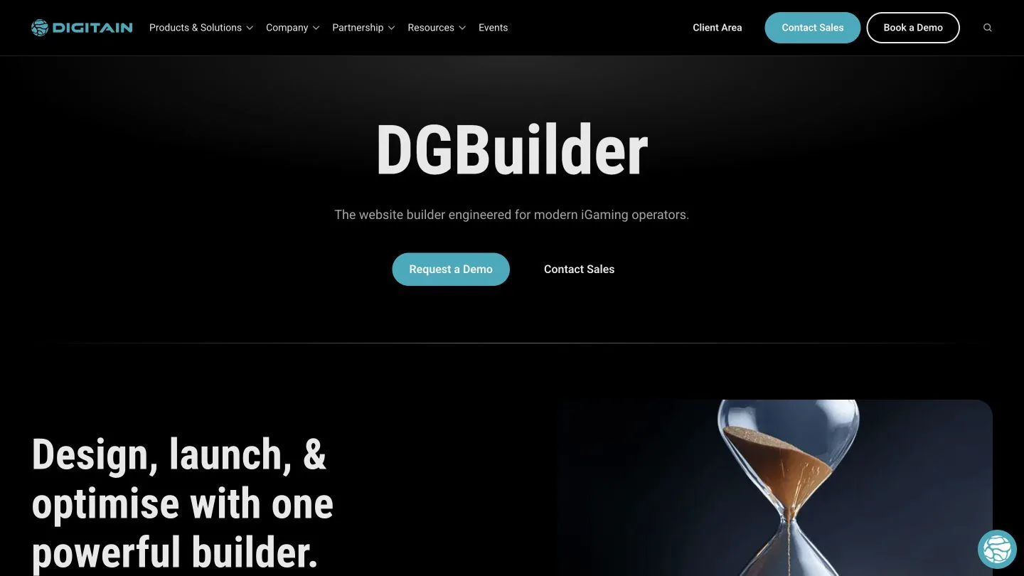 DGBuilder vendor screenshot