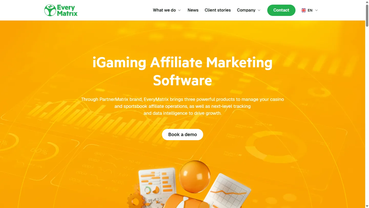 PartnerMatrix vendor screenshot