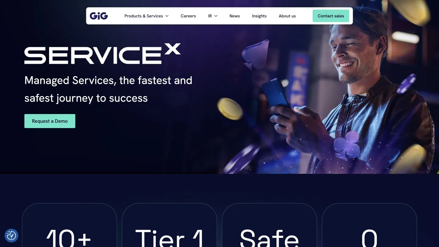 ServiceX vendor screenshot