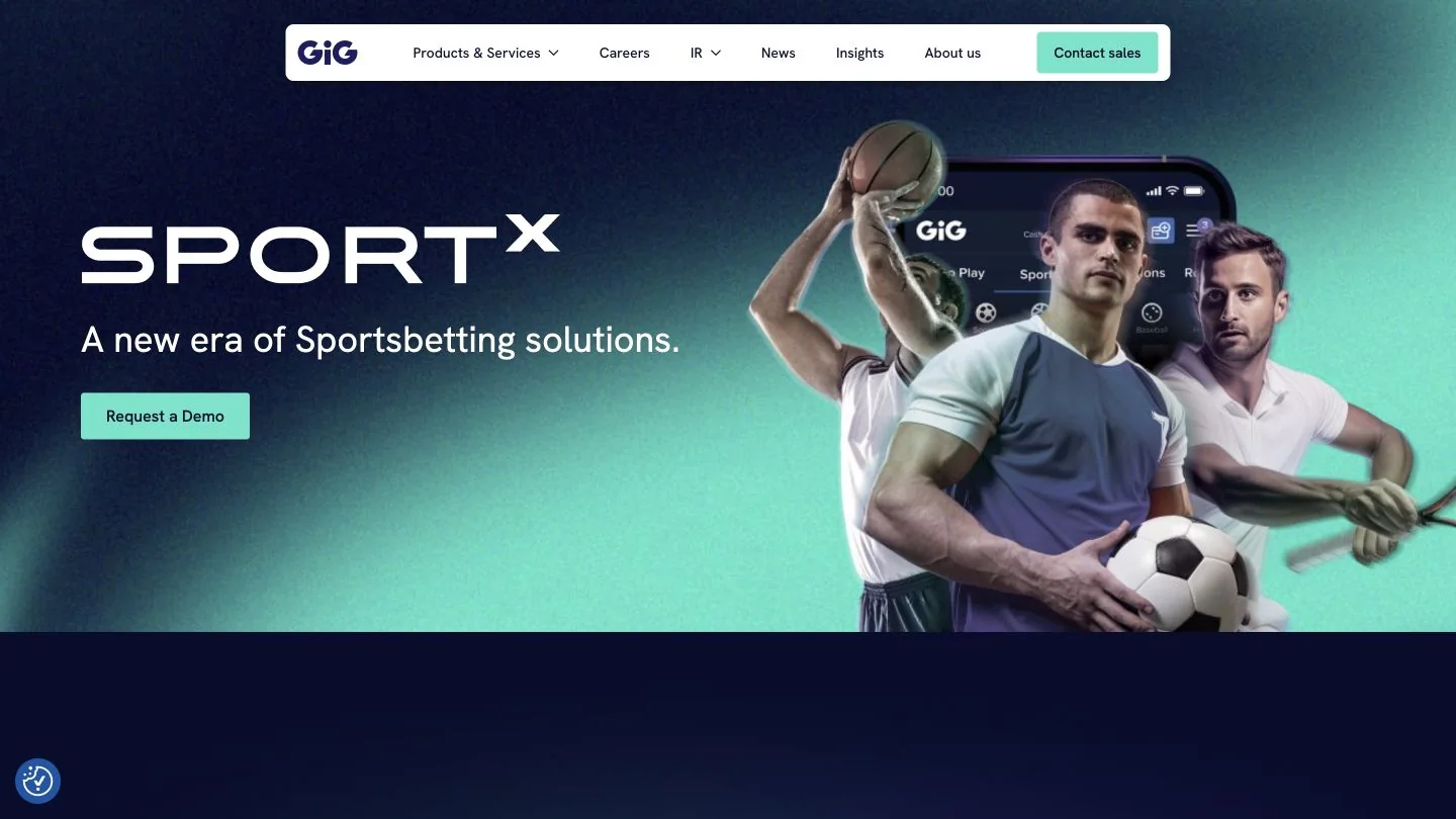 SportX vendor screenshot