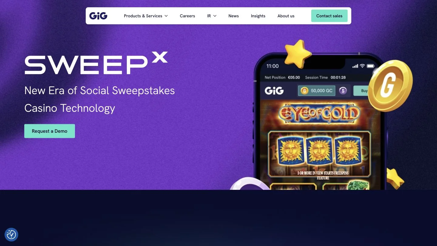 SweepX vendor screenshot
