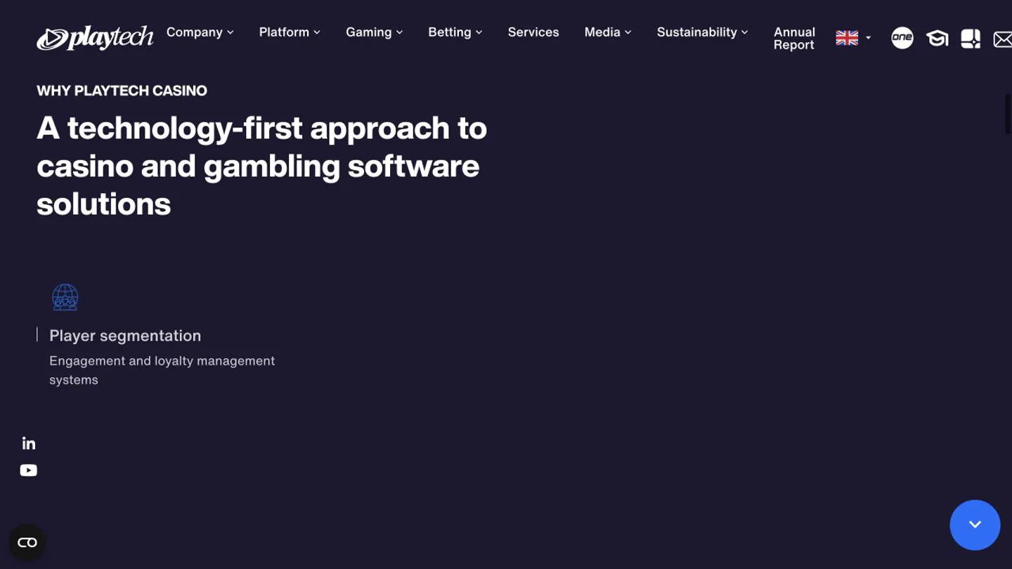 Playtech Casino vendor screenshot
