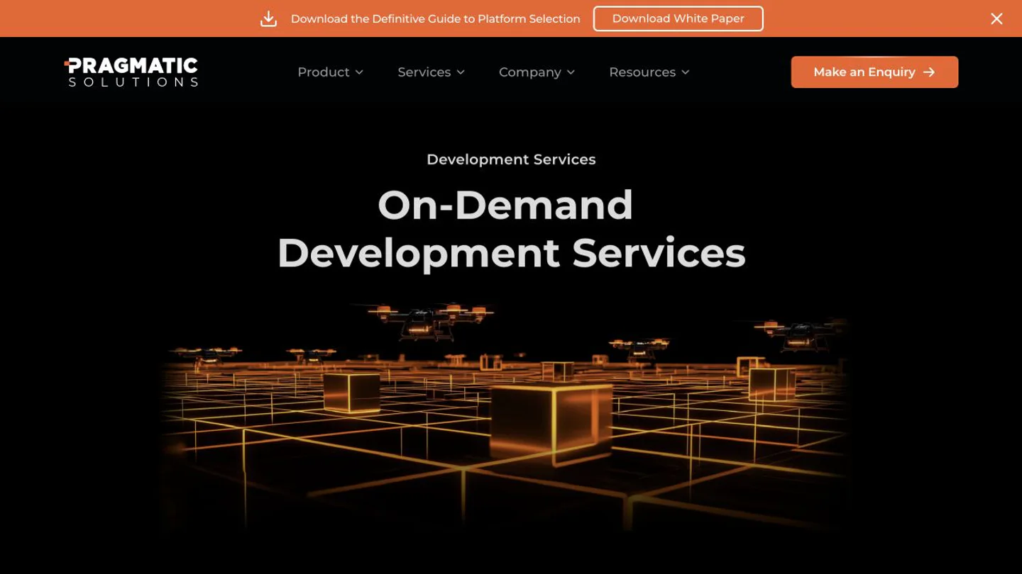 Development Services vendor screenshot