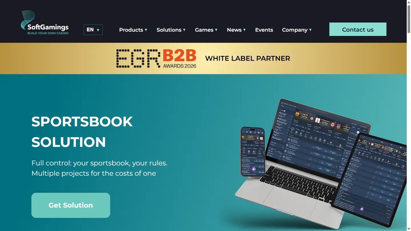 Sportsbook Solution vendor screenshot