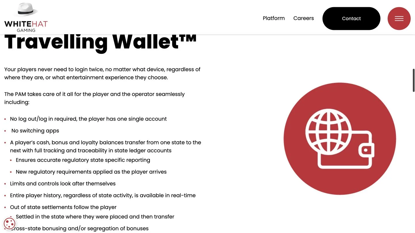 Travelling Wallet™ vendor screenshot